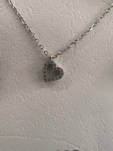 925 Sterling Silver Necklace Love Model 9
