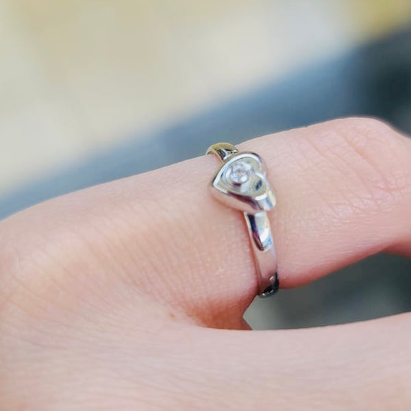 Mini Heart shape Ring for Pinky Finger