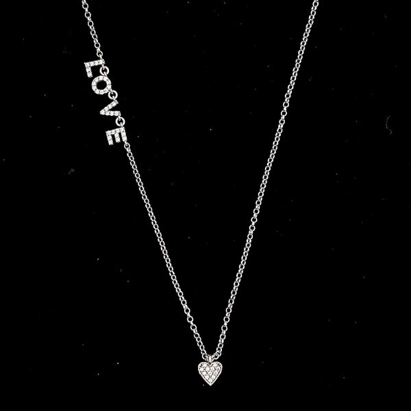 In Love Sterling Silver Necklace