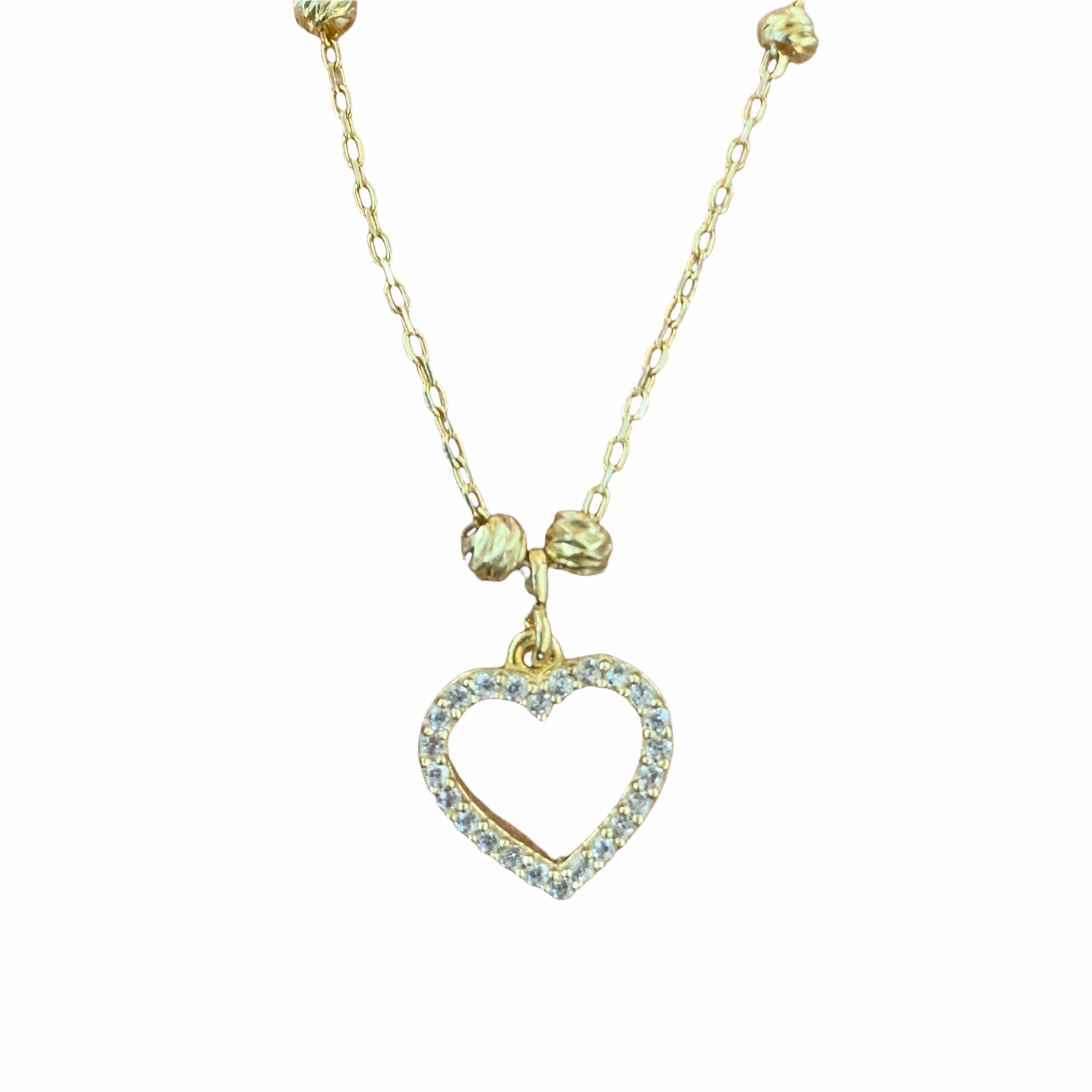 Single Mini Heart Sterling Silver Necklace