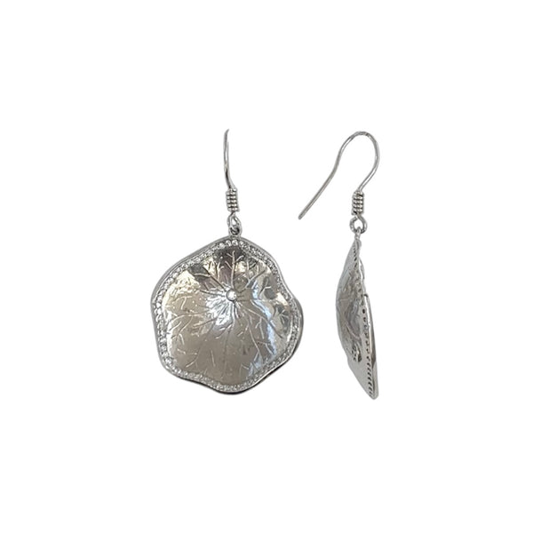 Authentic Leaf Sterling Silver Earrings