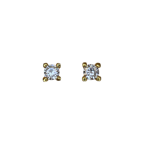 Simple Small Sterling Silver Stud Earrings