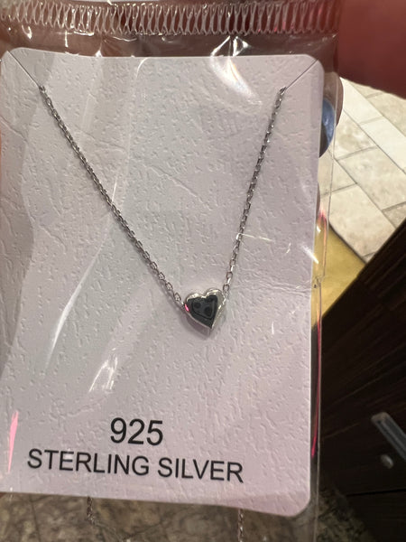 925 Sterling Silver Necklace Love Model 7