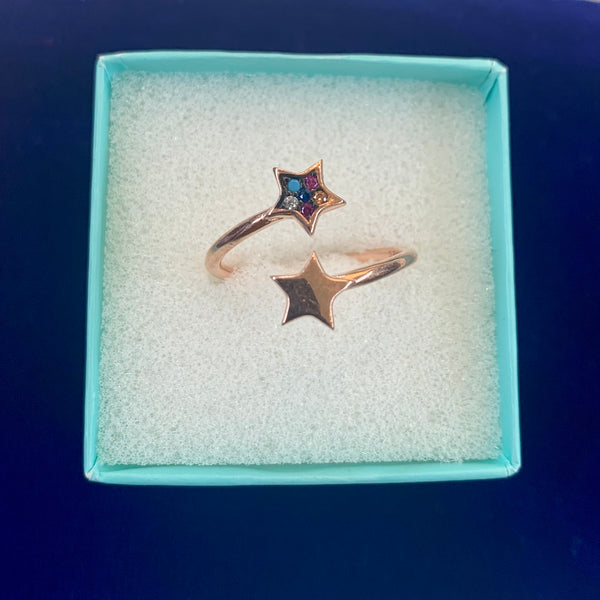 Star Ring Double Adjustable