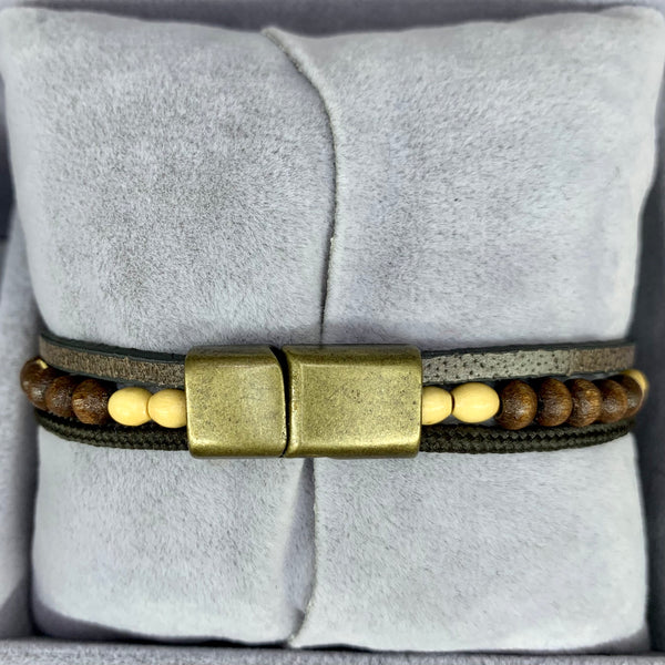 Authentic Brown Leather Bracelet
